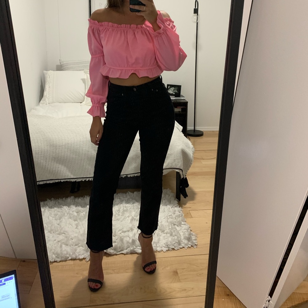 Tiger Mist Off The Shoulder Rihanna Crop Top
